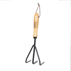 Hand 3 Prong Cultivator - Carbon Steel