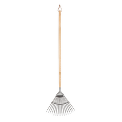 Lawn & Leaf Rake - Stainless Steel